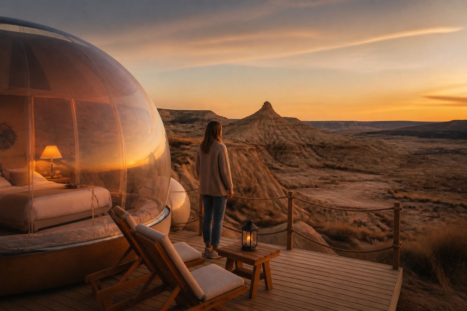 Burbujas en Bardenas Reales: precio, viento y expectativas realistas