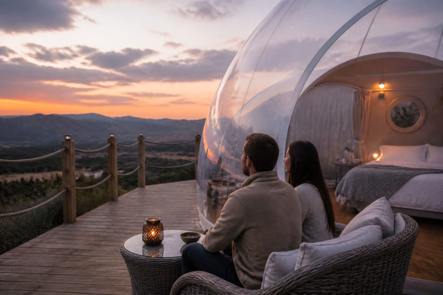 Glamping burbuja cerca de Madrid: qué mirar antes de reservar